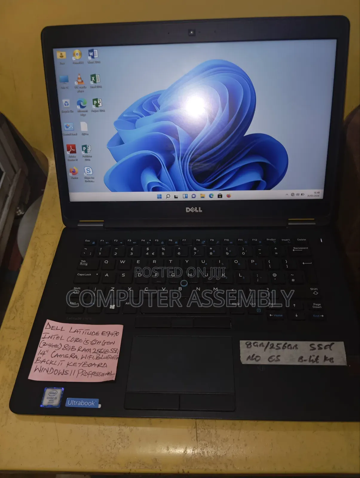 Laptop Dell Latitude E7470 8GB Intel Core I5 SSD 256GB