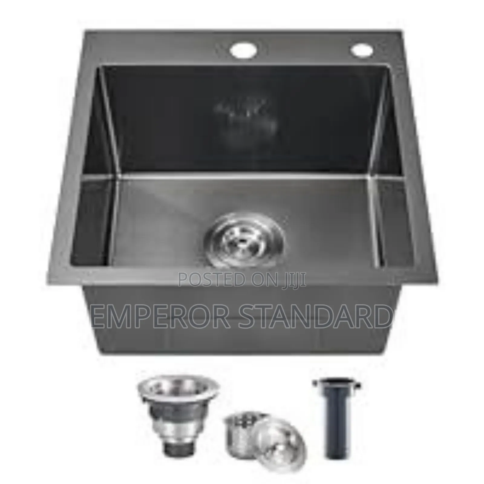 Single Bowl Handmade 40*45cm Stainless Kitchen Sink