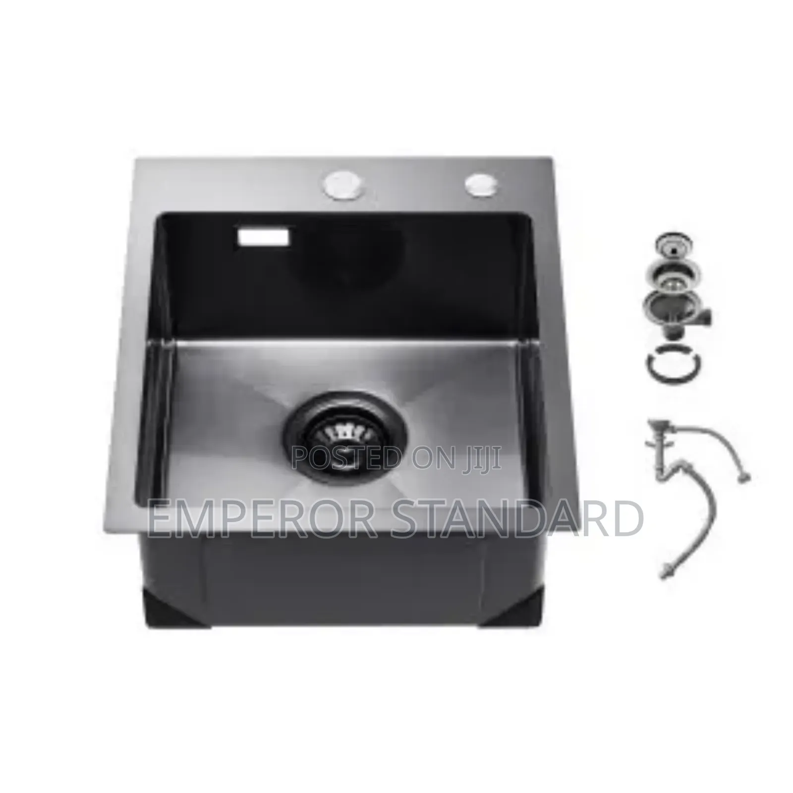 Single Bowl Handmade 40*45cm Stainless Kitchen Sink