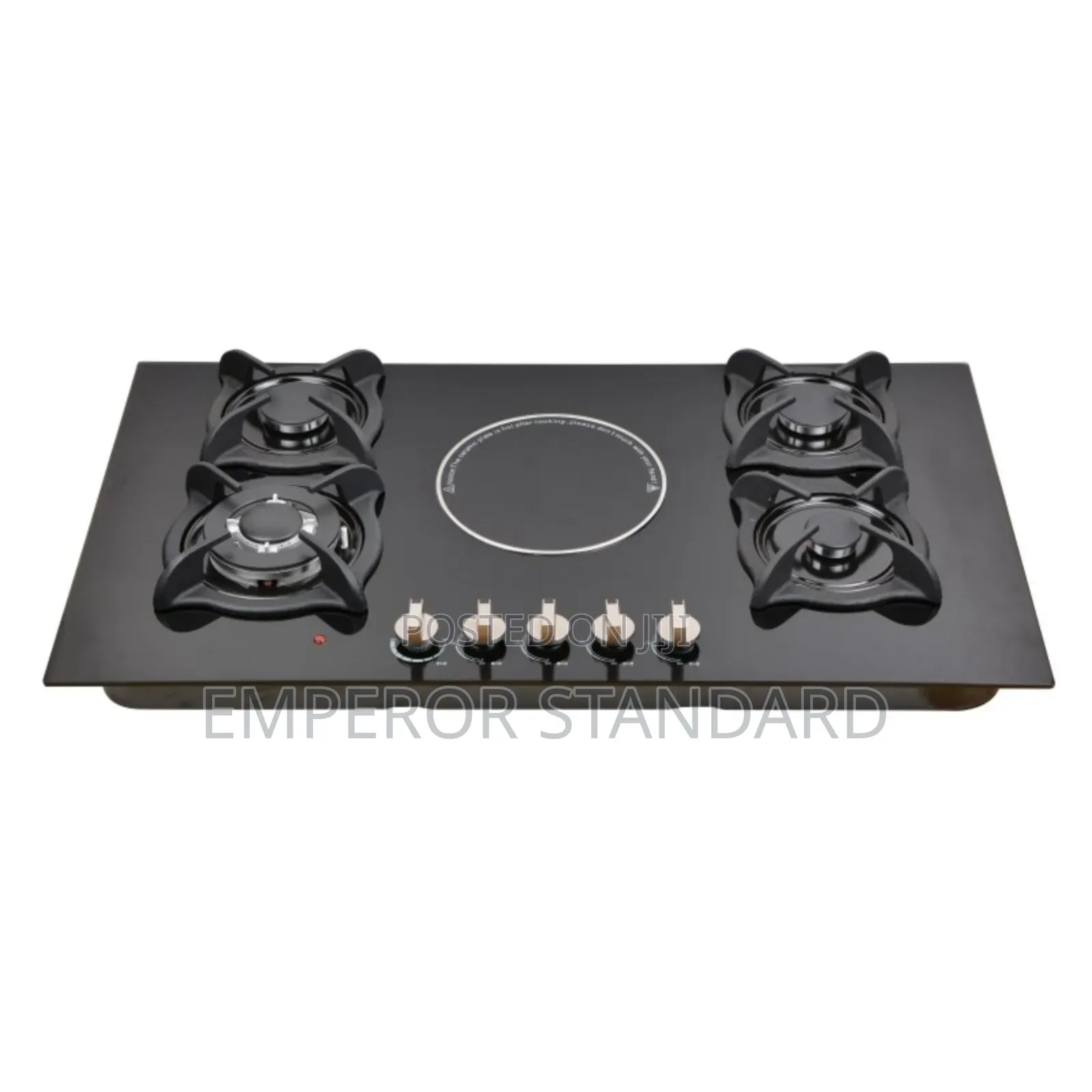 4 Burner + 1 Hot Plate Built-in Cooker