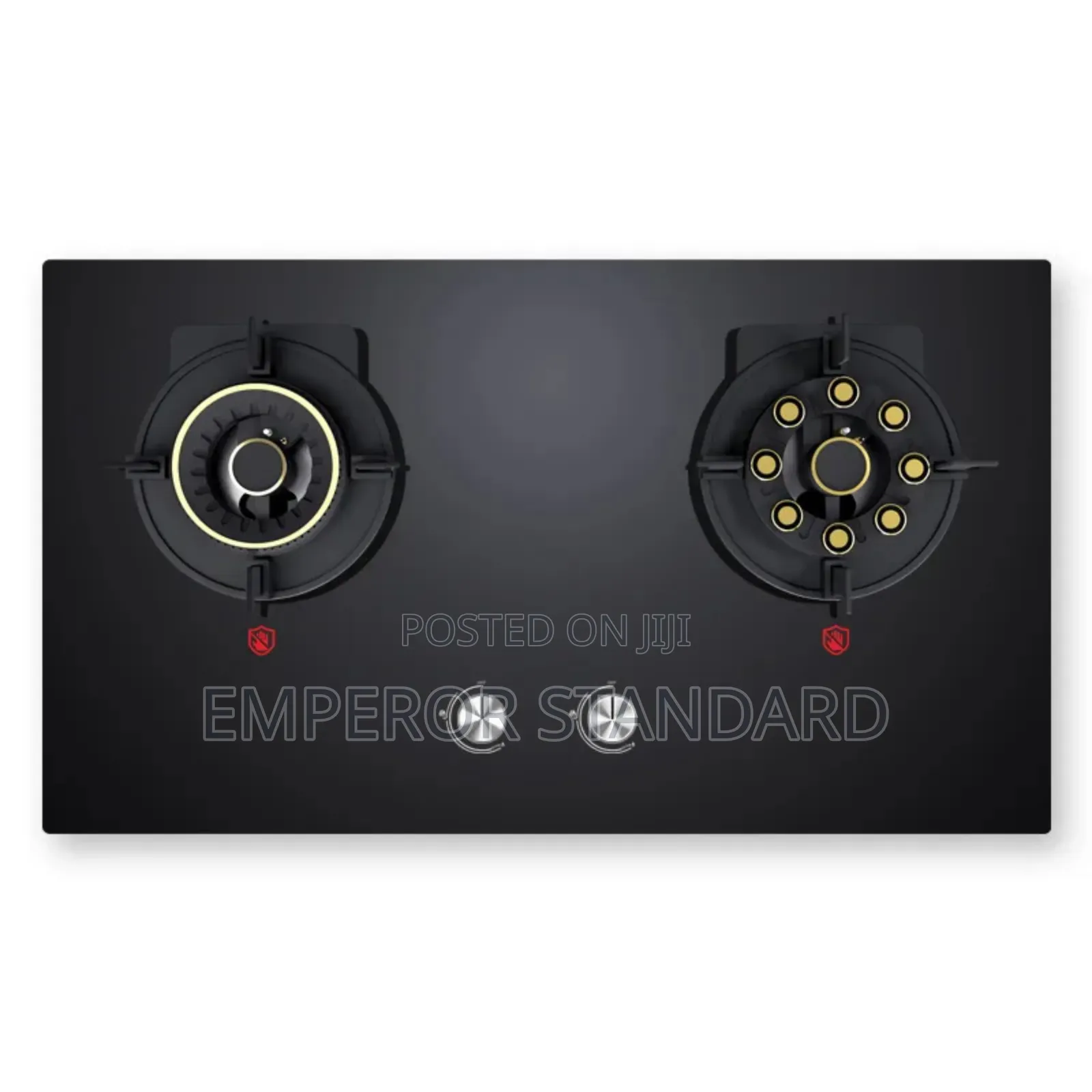 Modern Flip Up 2 Burners Gas Hob Built-in Cooker