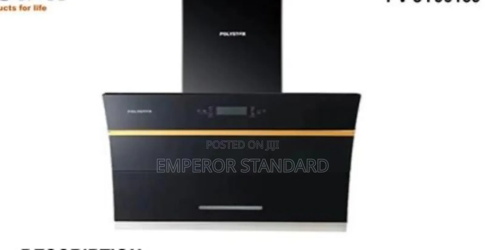 900mm Curved-in Plasma Range-hood Smoke Extractor