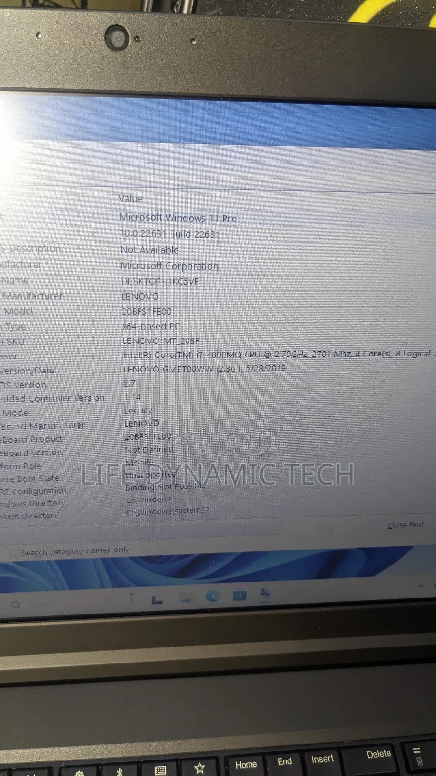 Laptop Lenovo ThinkPad T540p 8GB Intel Core i7 HDD 500GB