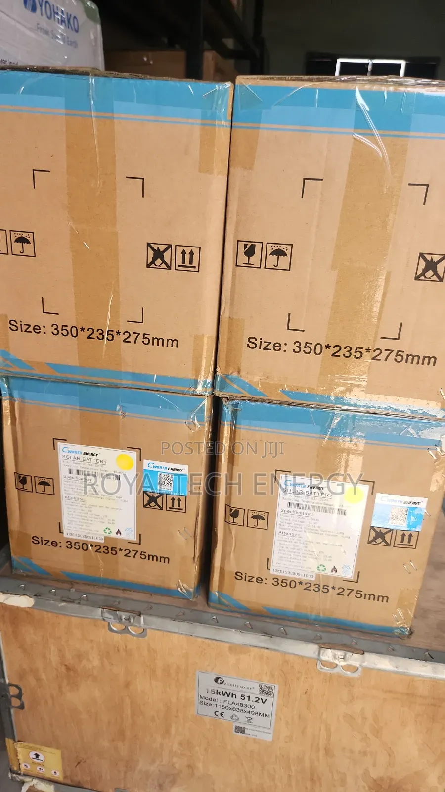 Cworth 1.28kwh 12.8v Lithium Batteries
