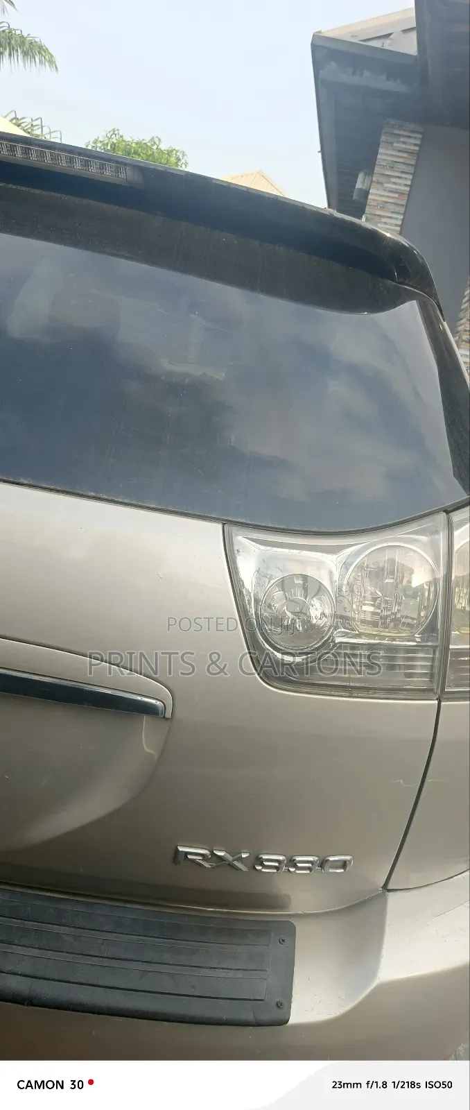 Lexus RX 330 2006 Gold