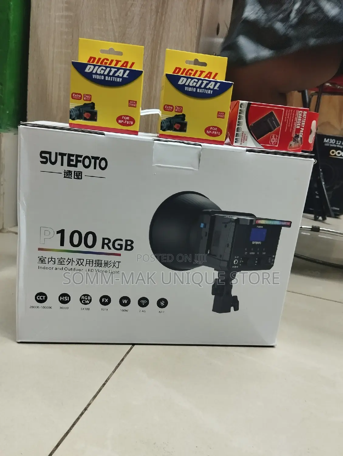 Battery Charger for Sutefoto Color Led Video Light