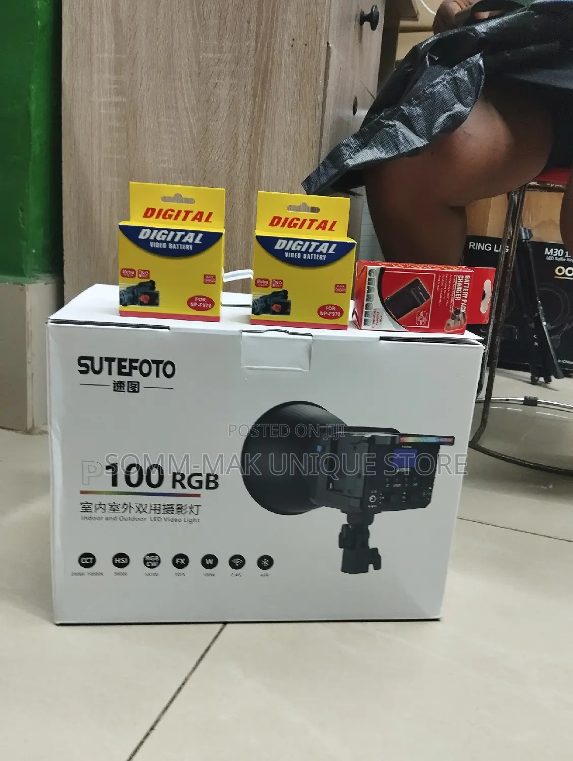Battery Charger for Sutefoto Color Led Video Light