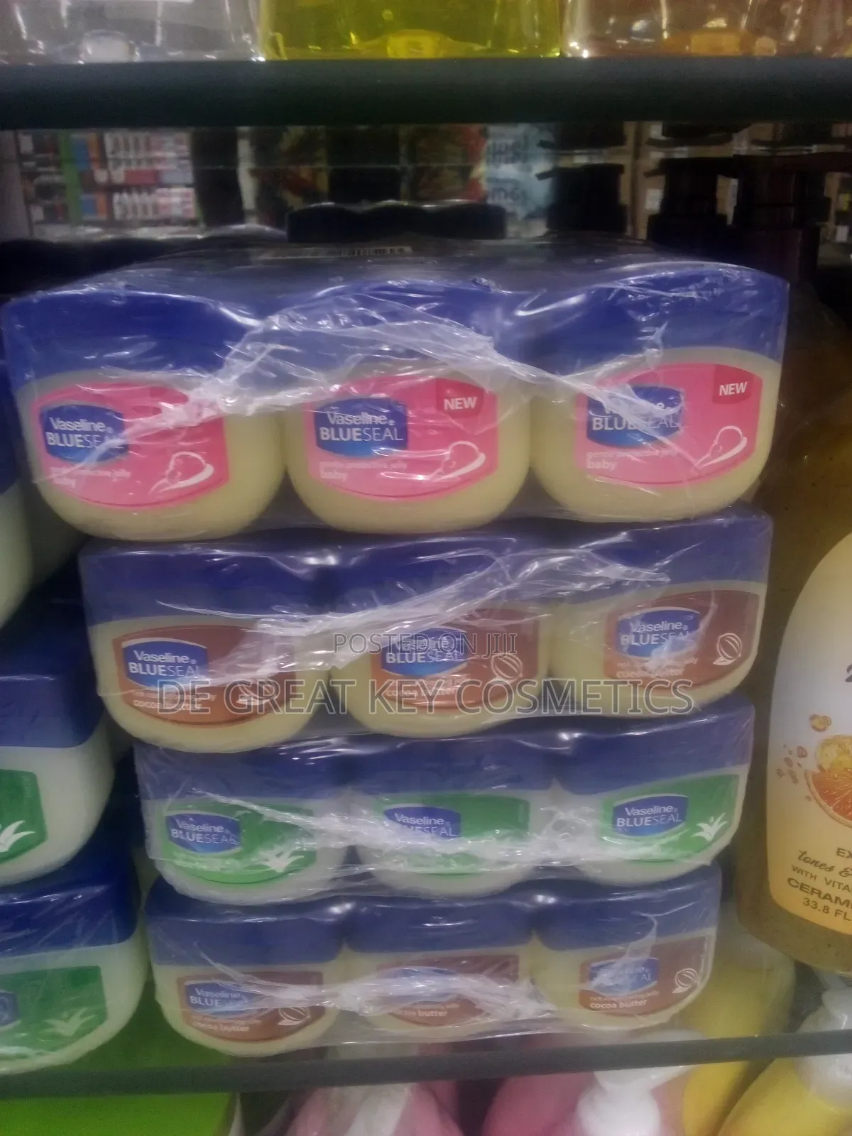 Vaseline Blue Seal Cocoa Butter Jelly 12pieces