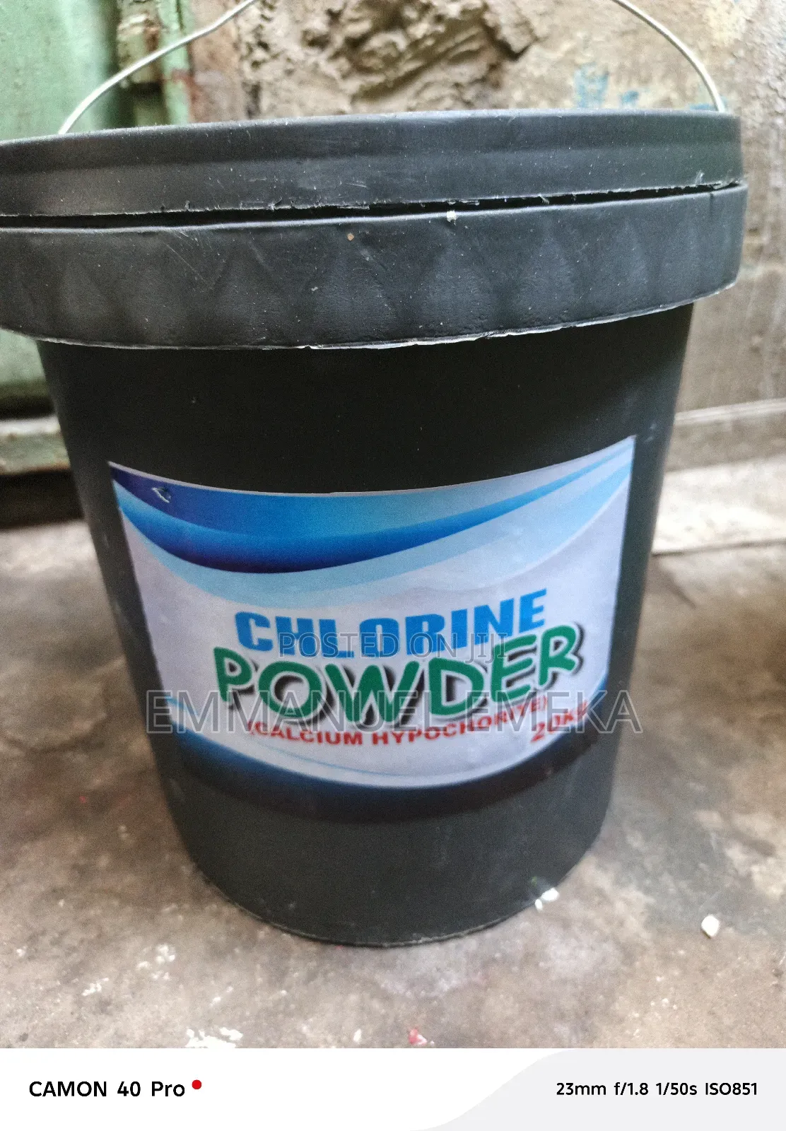 20kg Container of Chlorine Powder (Calcium Hypochlorite