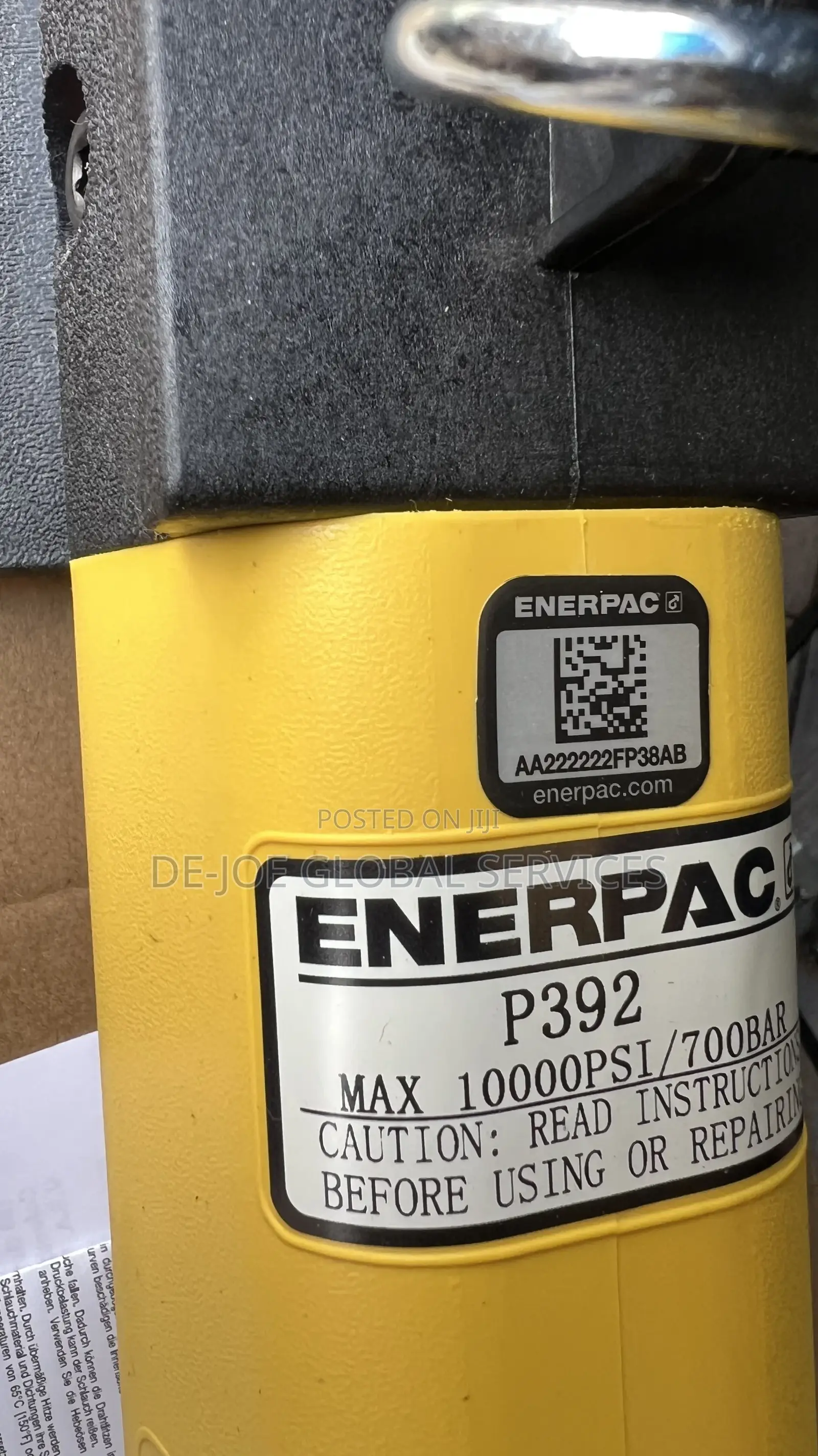 Enerpac Hydraulic Hand Pump P392 10,000psi