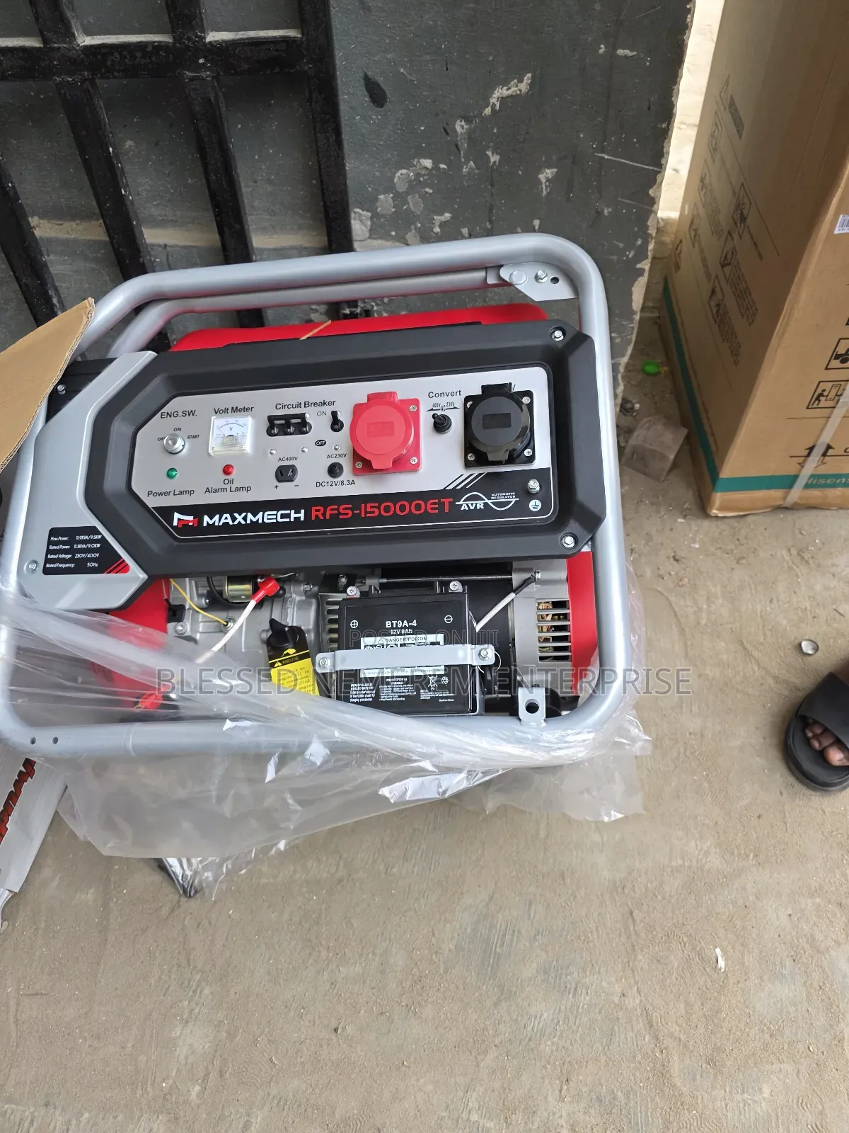 A Brand New Maxmech 3phase Petrol Generator 100% Copper Coil