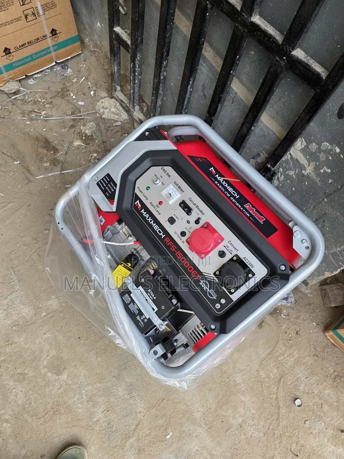 3phase Maxmech Petrol Generator 12.5kva 100%Copper Coil