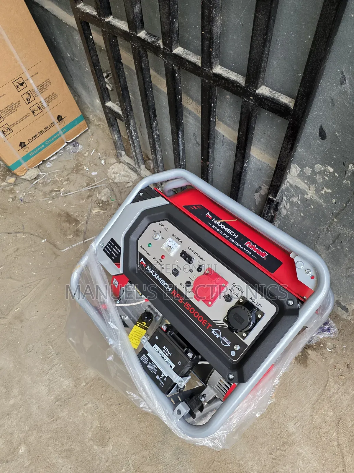 Maxmech Three Phase Petrol Gen Model Rfs15000et 12.5kva 100%Copper