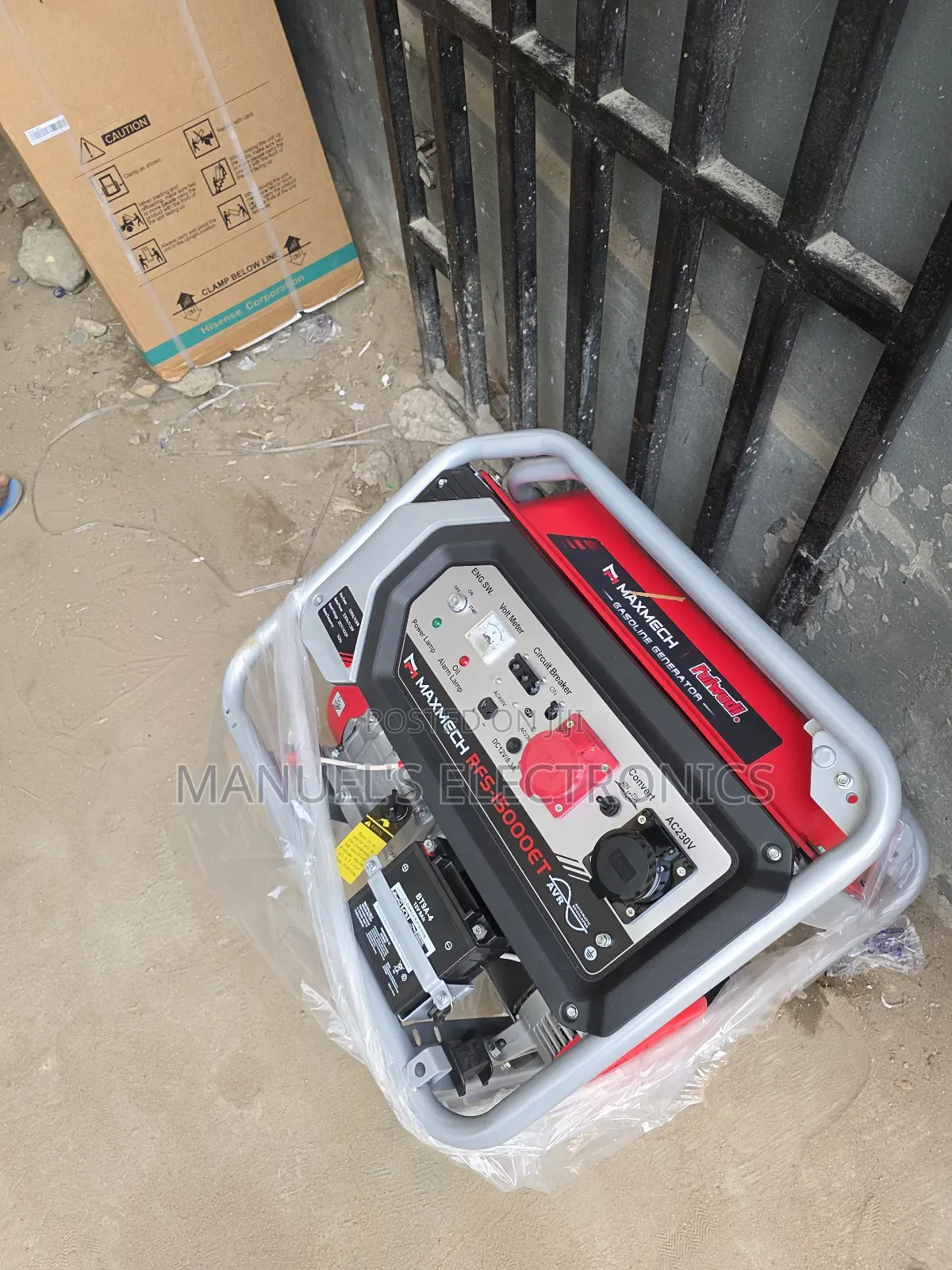 Maxmech Three Phase Petrol Generator Model Rfs15000et 100% Copper Coil