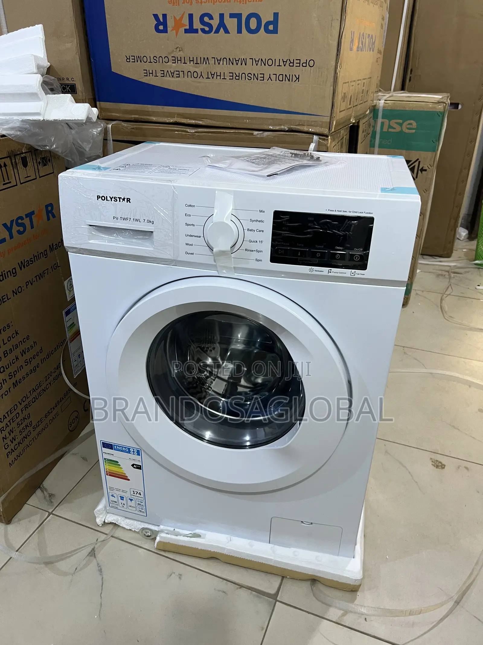 Polystar 6kg Front Load With Compact Household Size [Pv-Twf.1wl]