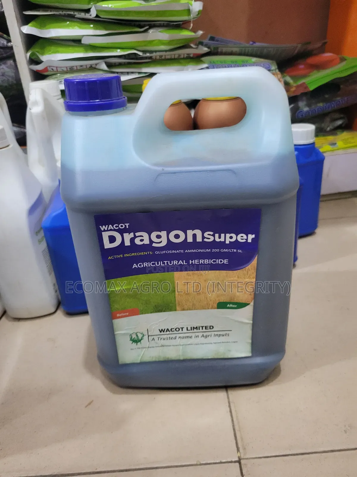 Dragon Super Herbicide - Paraquat - 1 Liter and 5 Litres