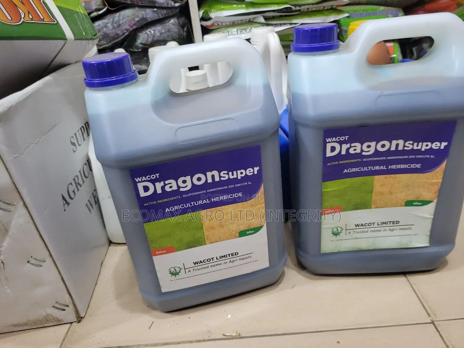 Dragon Super Herbicide - Paraquat - 1 Liter and 5 Litres
