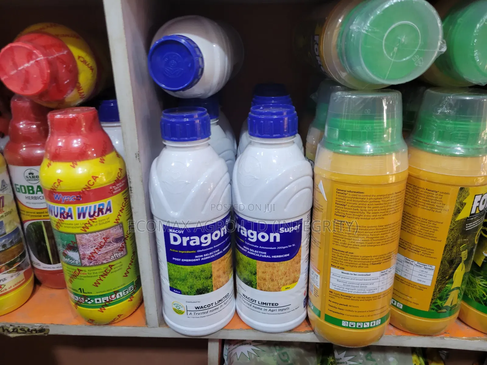 Dragon Super Herbicide - Paraquat - 1 Liter and 5 Litres