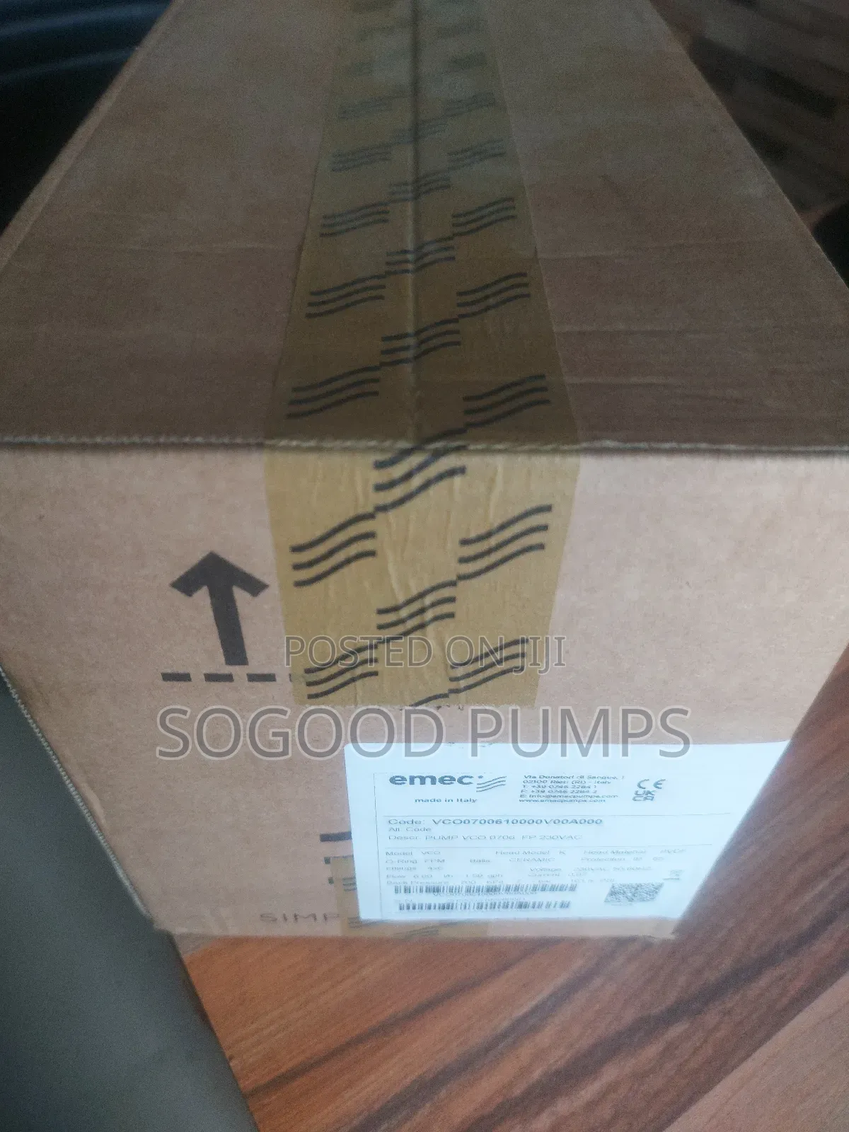 Emec Dosing Chemical Pump Type 6.00 L/H at 10 Bar
