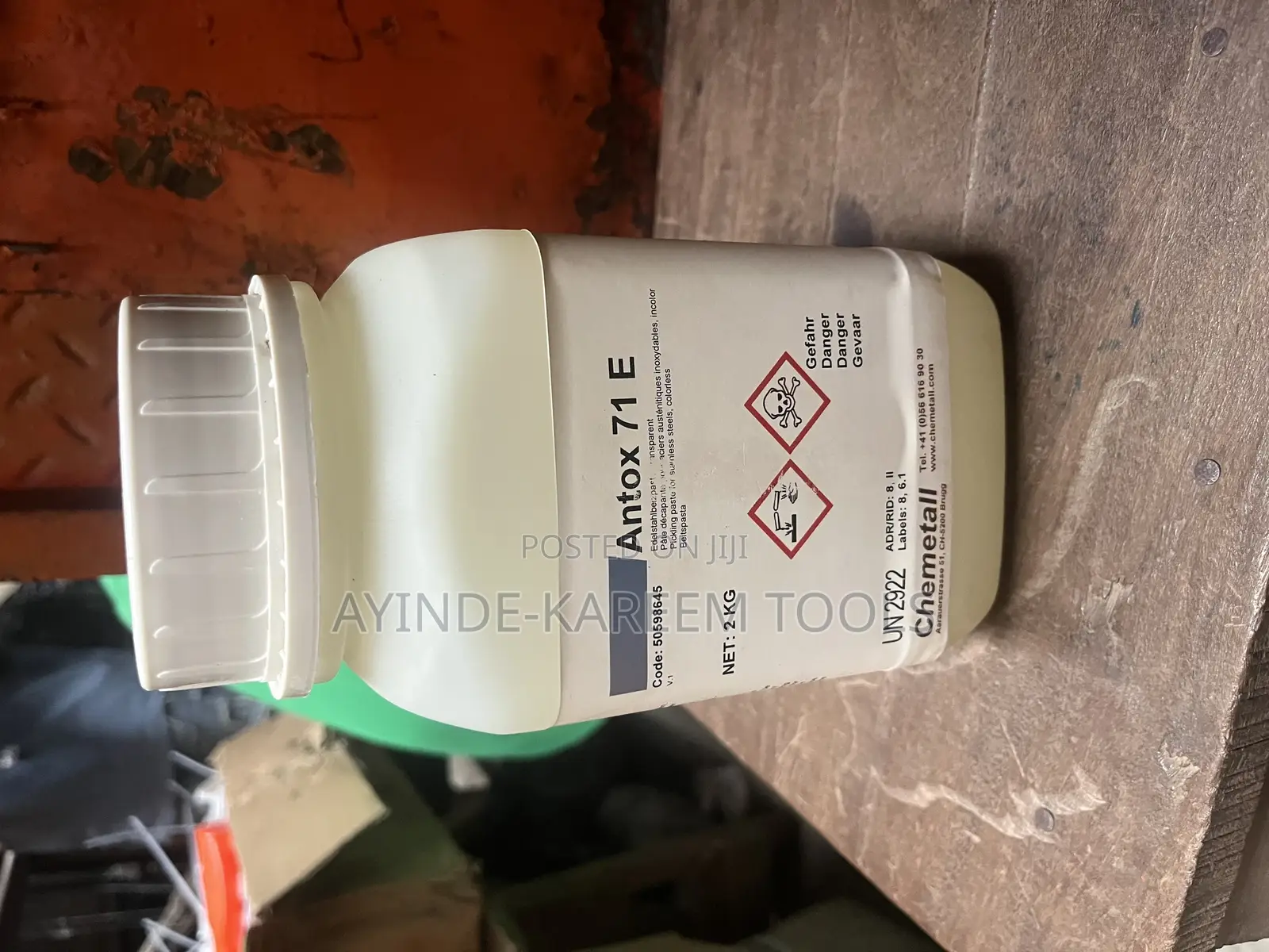 Antox 71 E Stainless Steel Pickling Paste