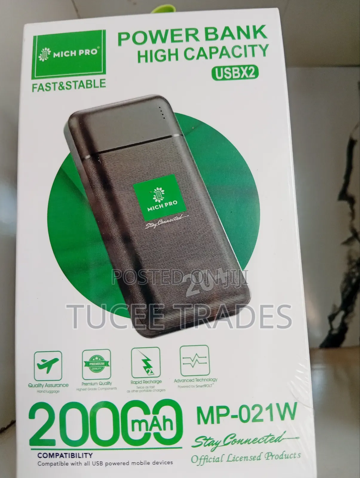 Michpro 20,000mah Powerbank