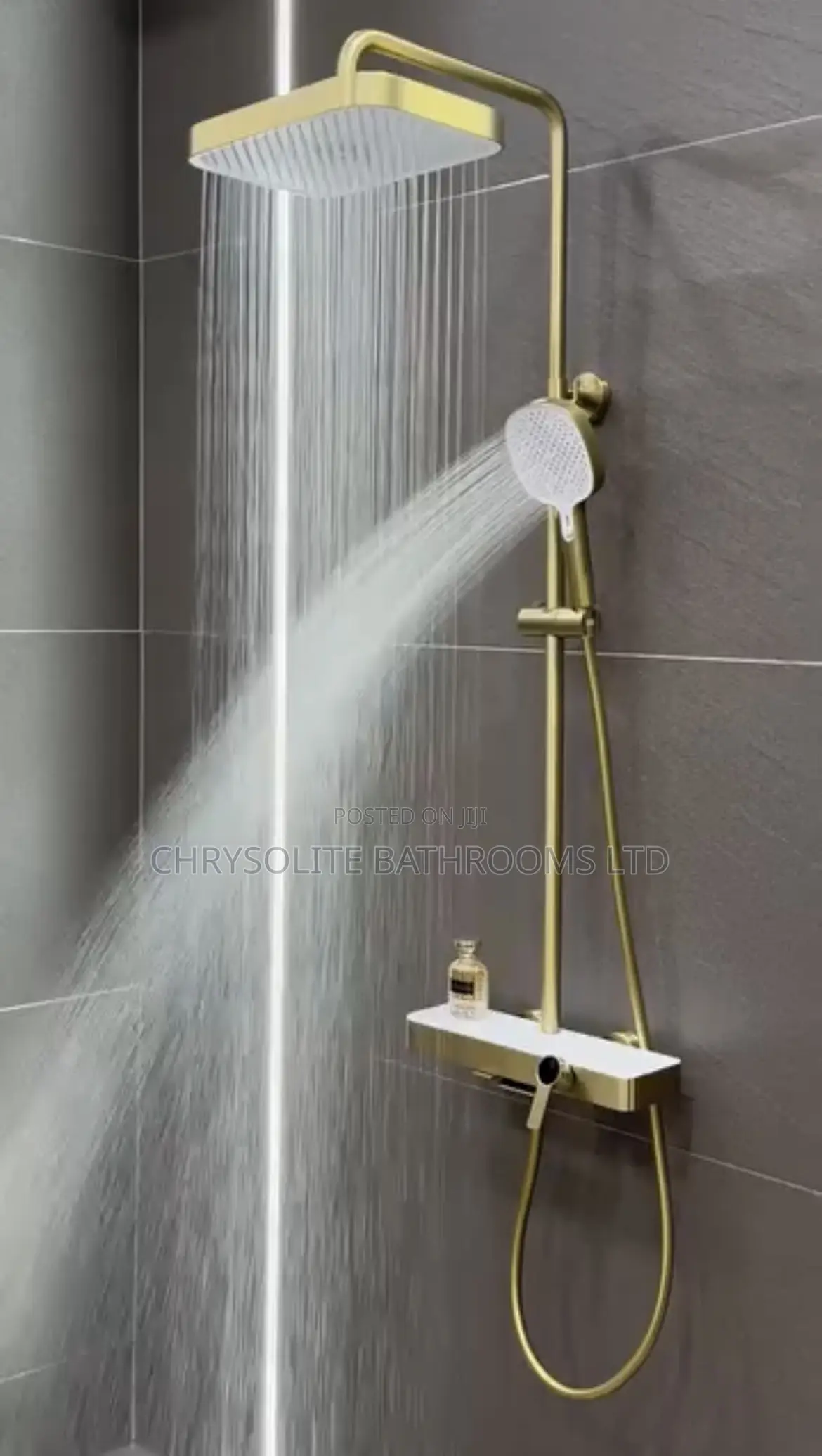 Gold Shower Mixer
