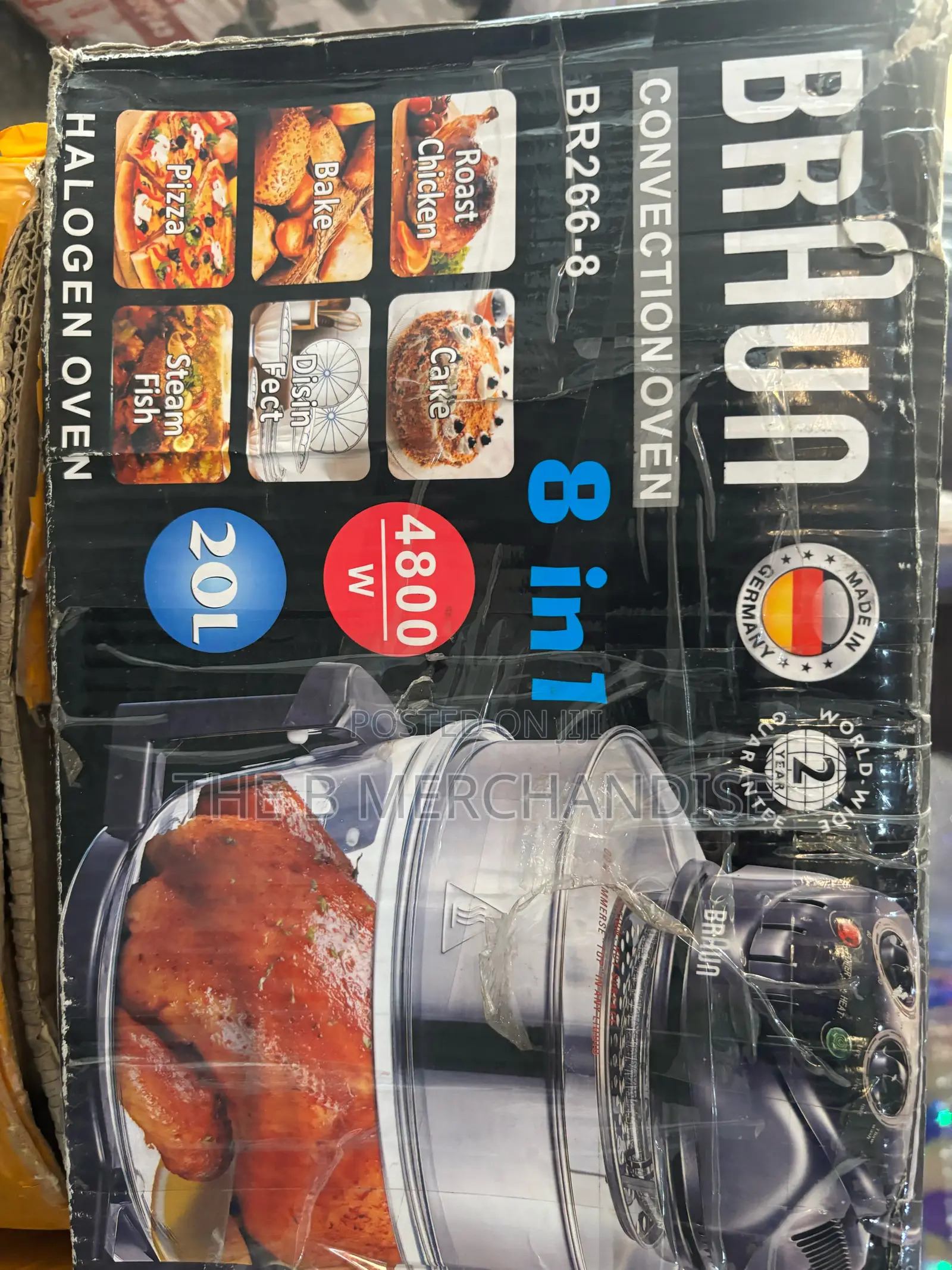 20l Braun 8-in-1 Halogen/Convection Oven