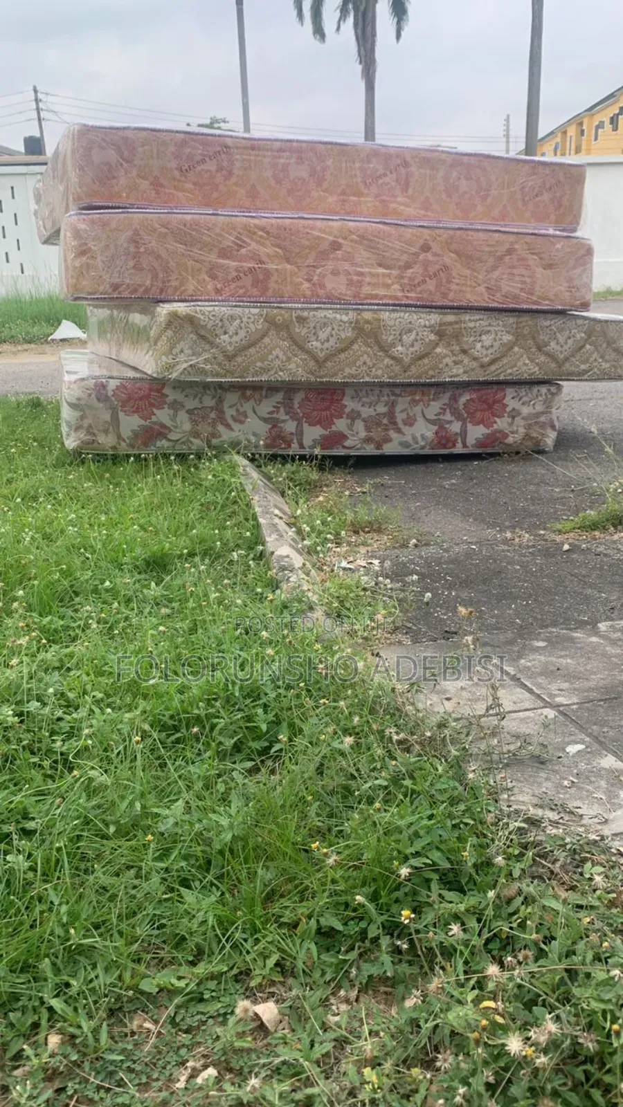 6 by 6 by 12 Semi Orthopedic Mattress