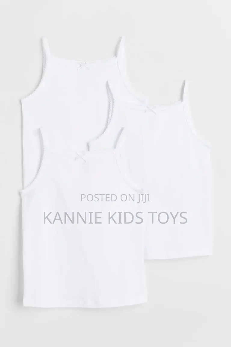 Boys /Girls White Singlet