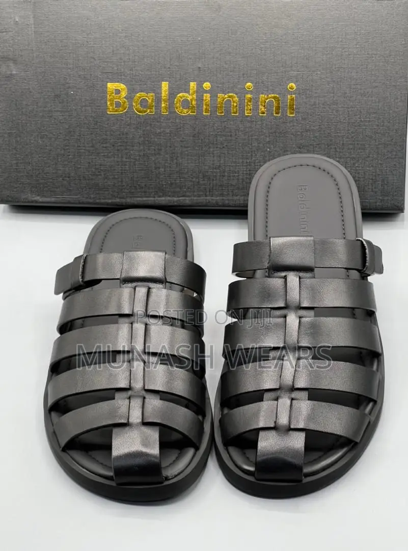 Baldinini Leather Slipers For Men