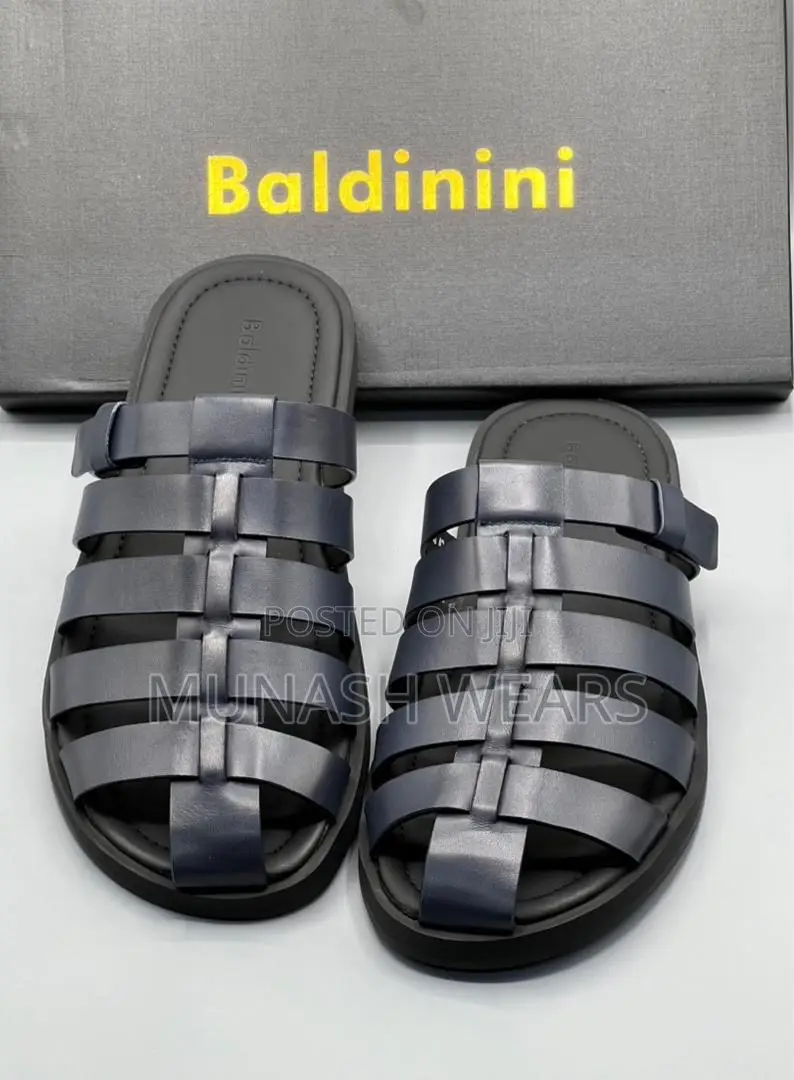 Baldinini Leather Slipers For Men
