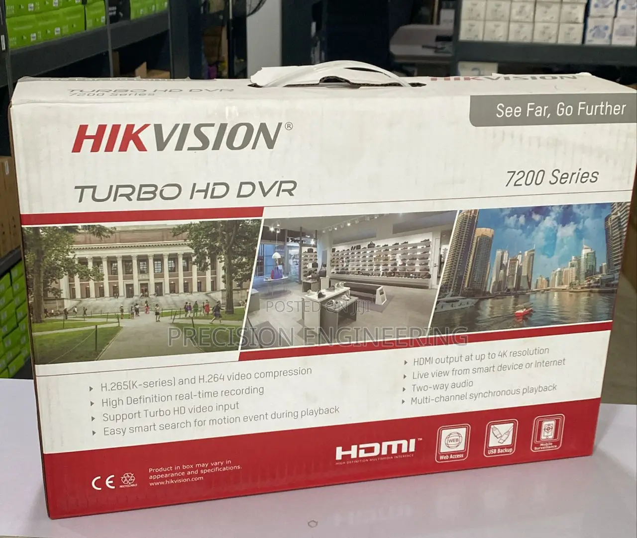 Hikvision Ids-7208hqhi-m1/E 8-ch 1080p 1u H.265 Acusense Dvr