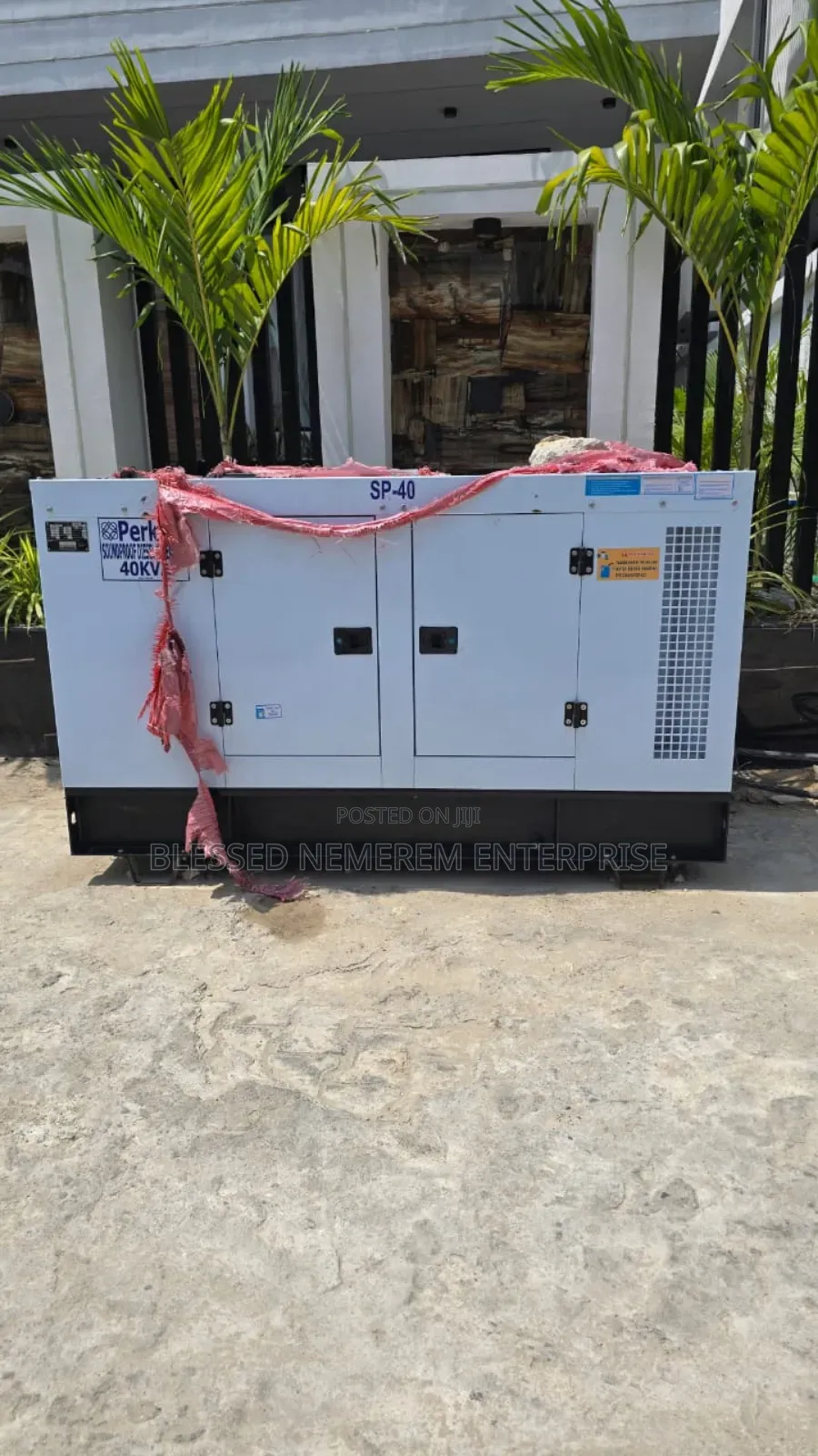 Brand New 40kva Perkins Diesel Soundproof Generator 2years Wty Sp40kva