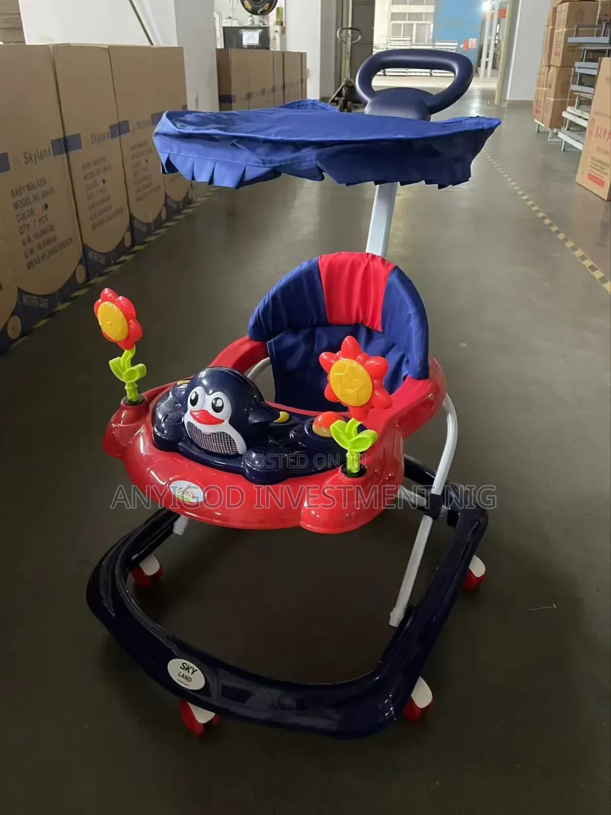 Foldable Walker With Music