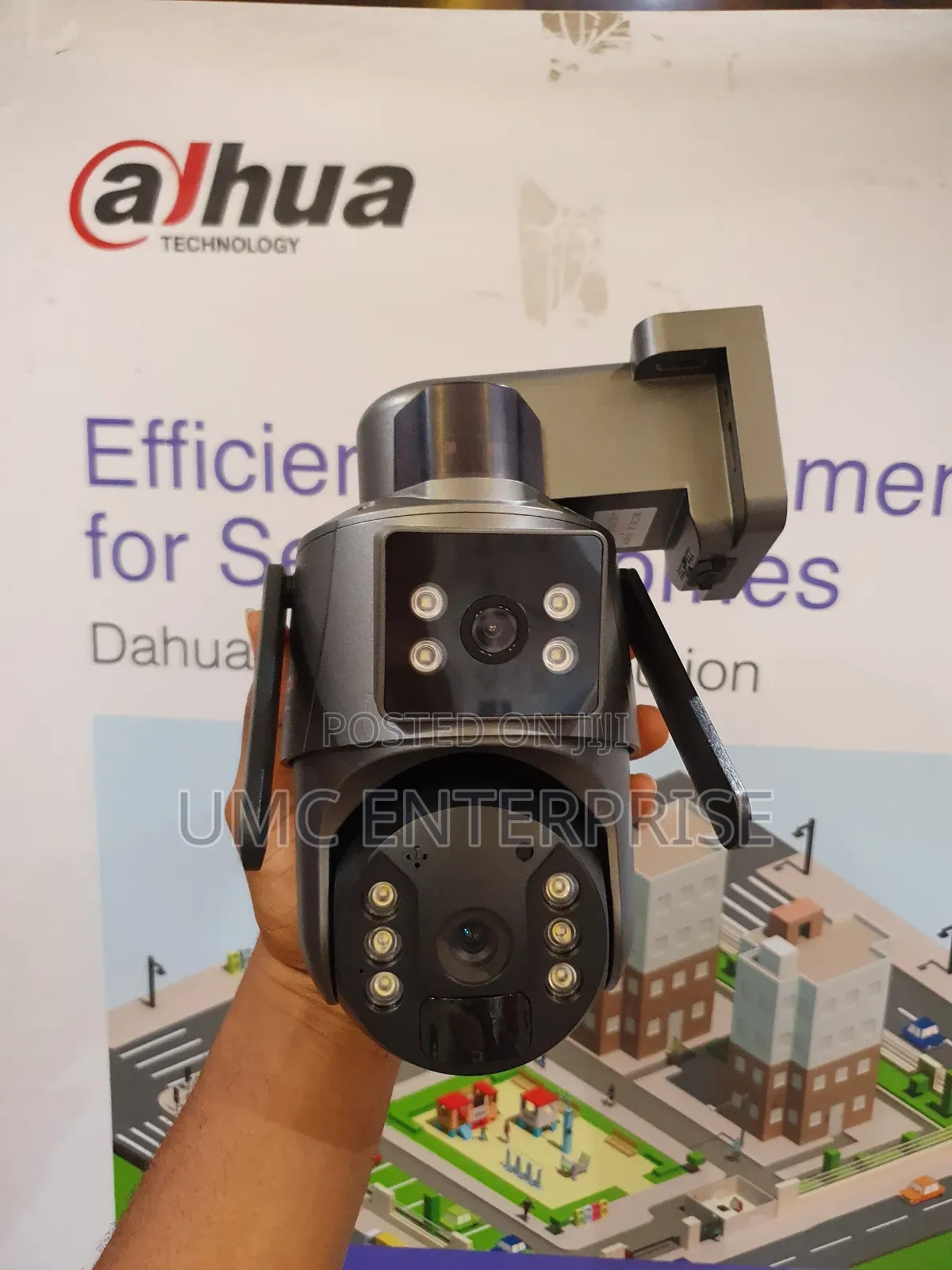 Dual Lens Ubox Solar Camera