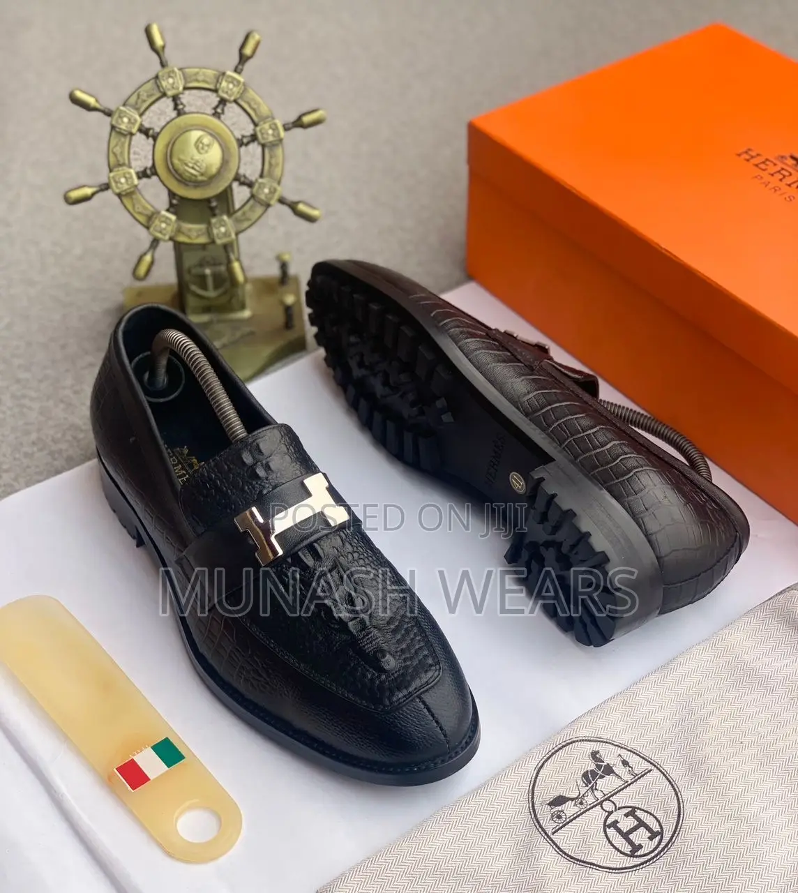 Hermes Classic Skin Shoes 40-46