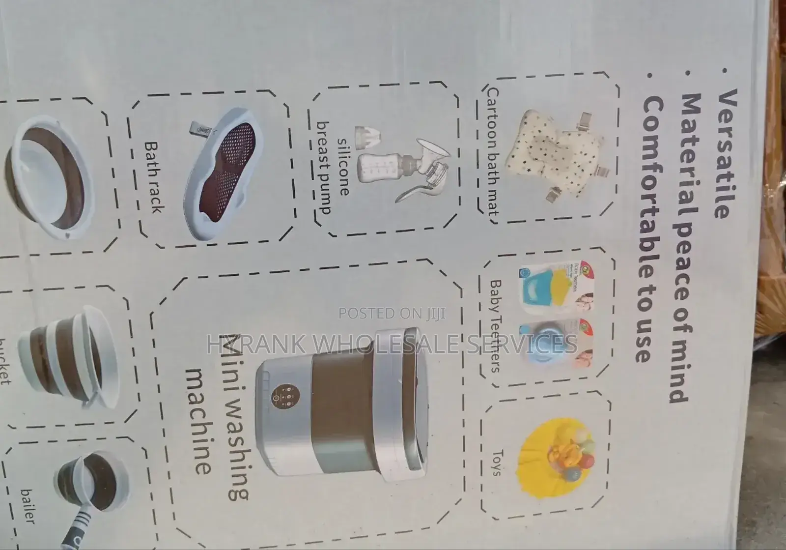 Baby Bathtub Set, 10 in 1 Foldable Bathtub