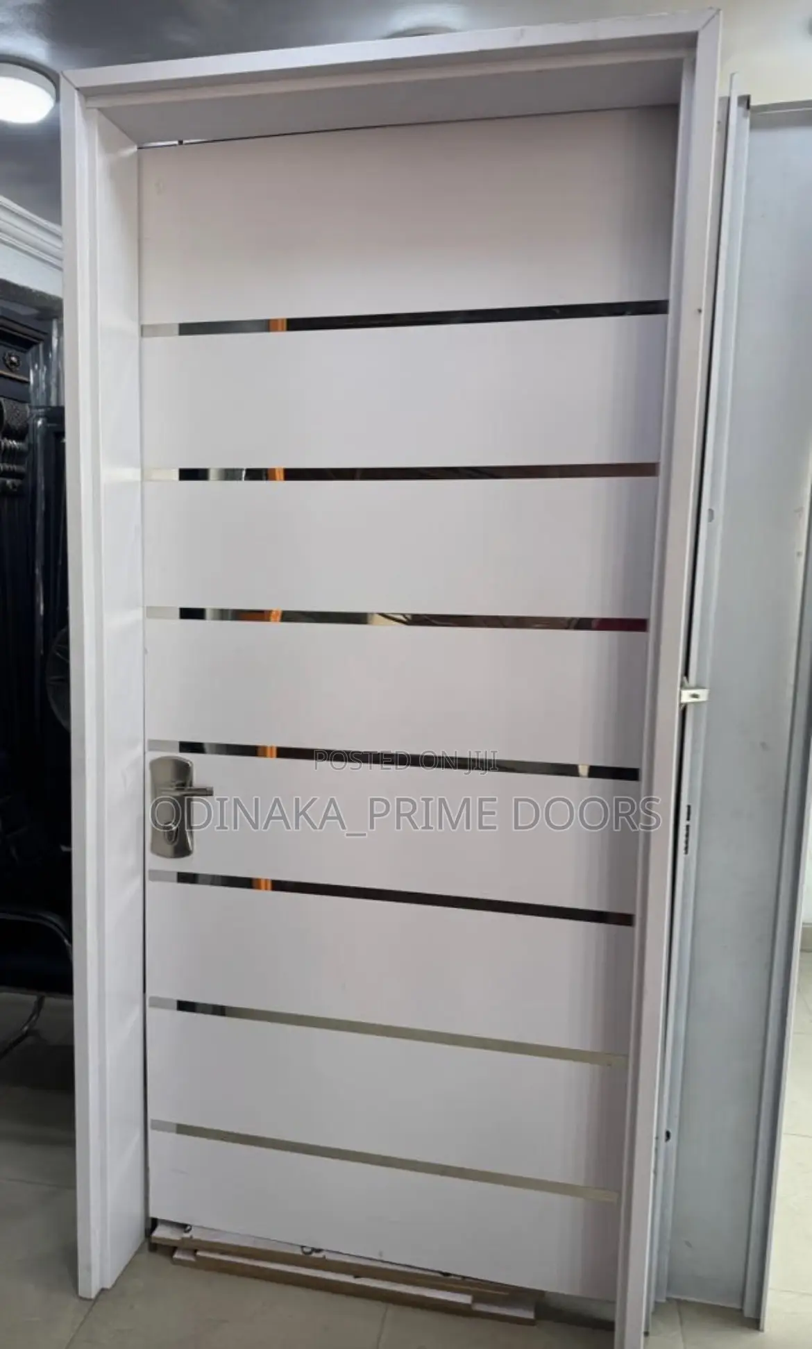 7ft by 3ft Isreali Galvanized Silver Line Steel(Real Madrid Design)