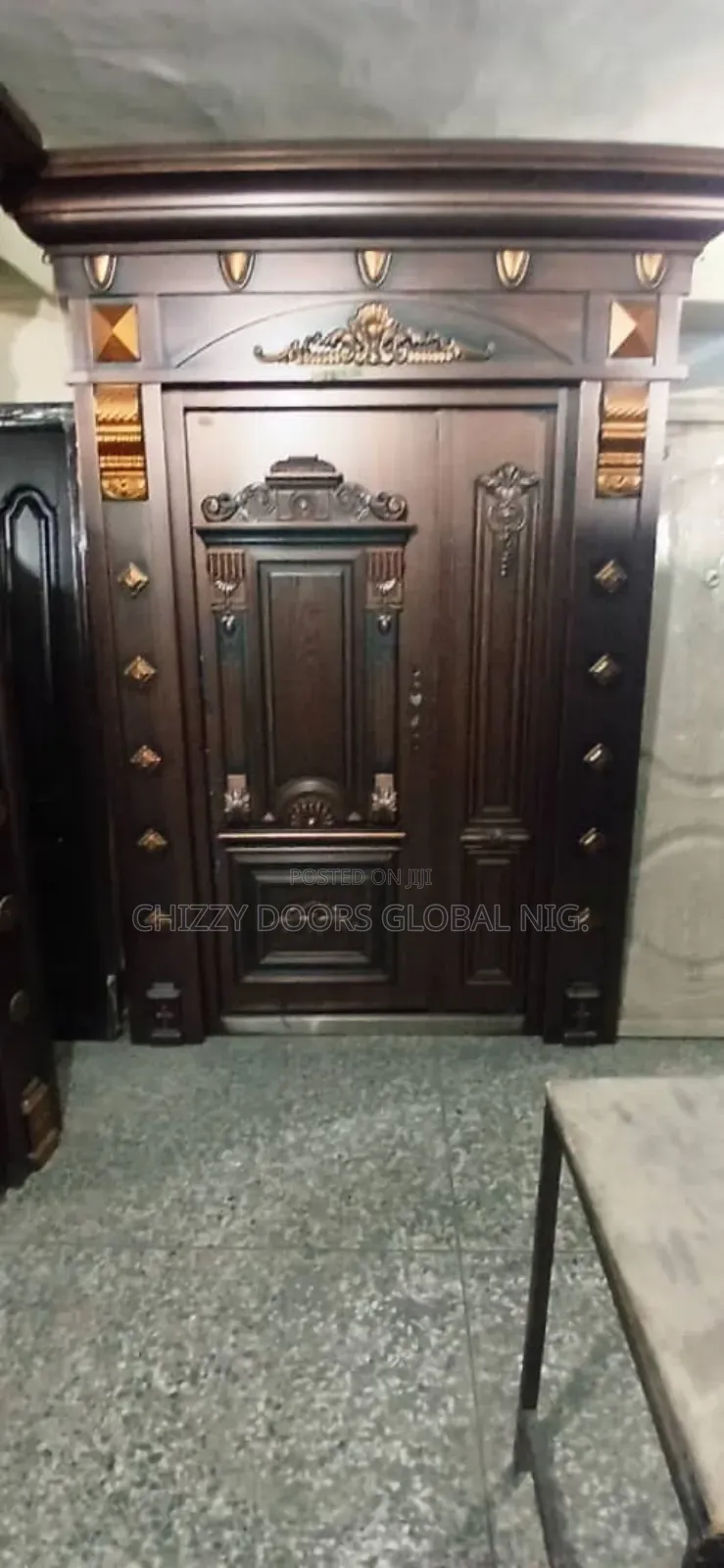 Quality Standard Italian Copper Cast Door With Ark