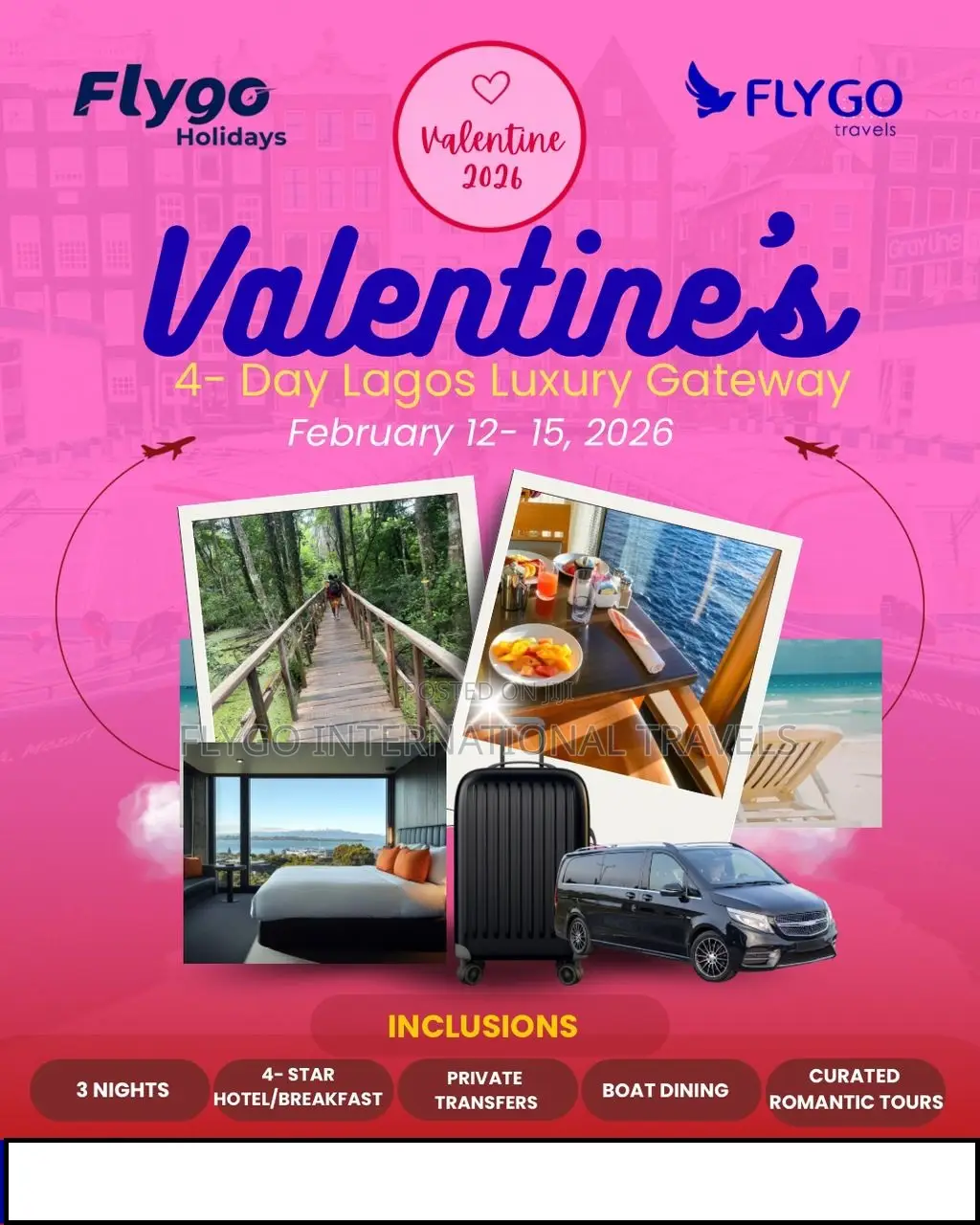 Valentine's 4- Day Lagos Luxury Getaway