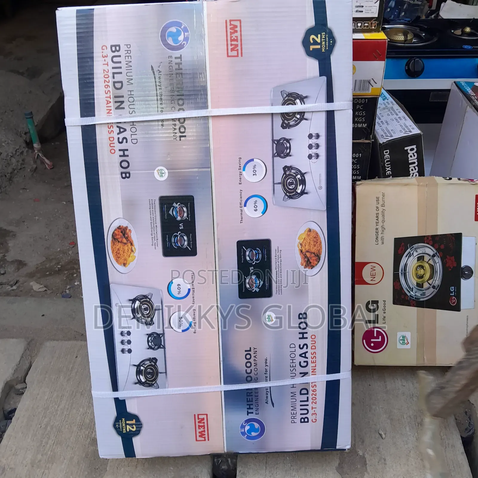 Thermocool 3 Burner Table Top Has Cooker