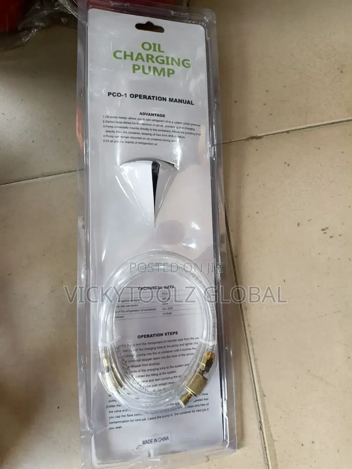Oil Charging Pump Refrigeration