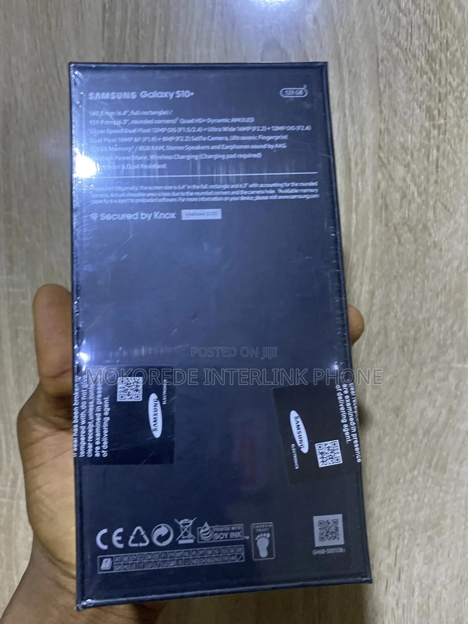 New Samsung Galaxy S10 Plus 128 GB Black