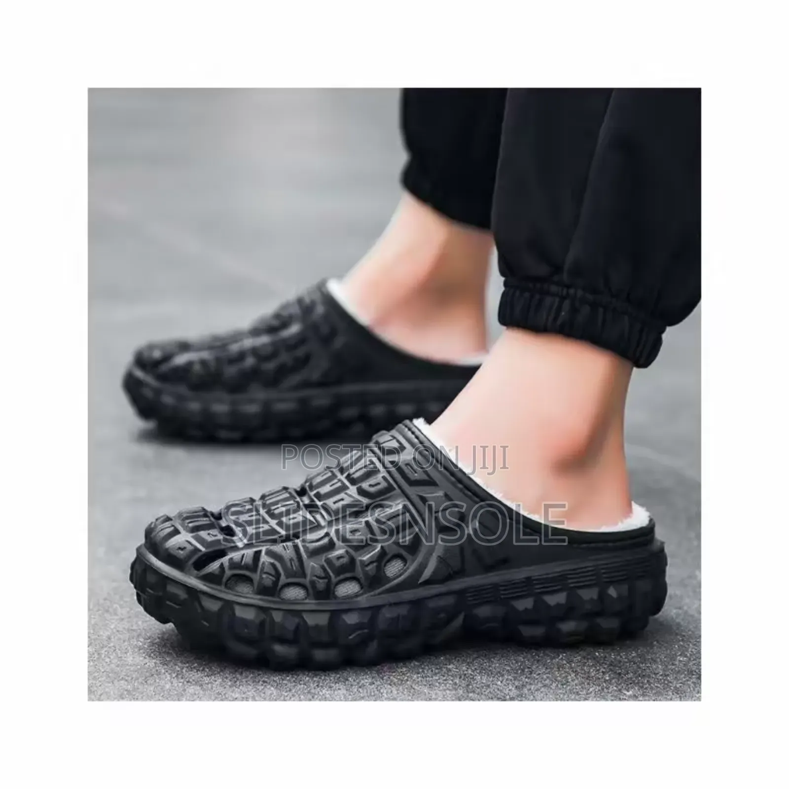 Fur-Lined Clog Slippers – Cozy Comfortable