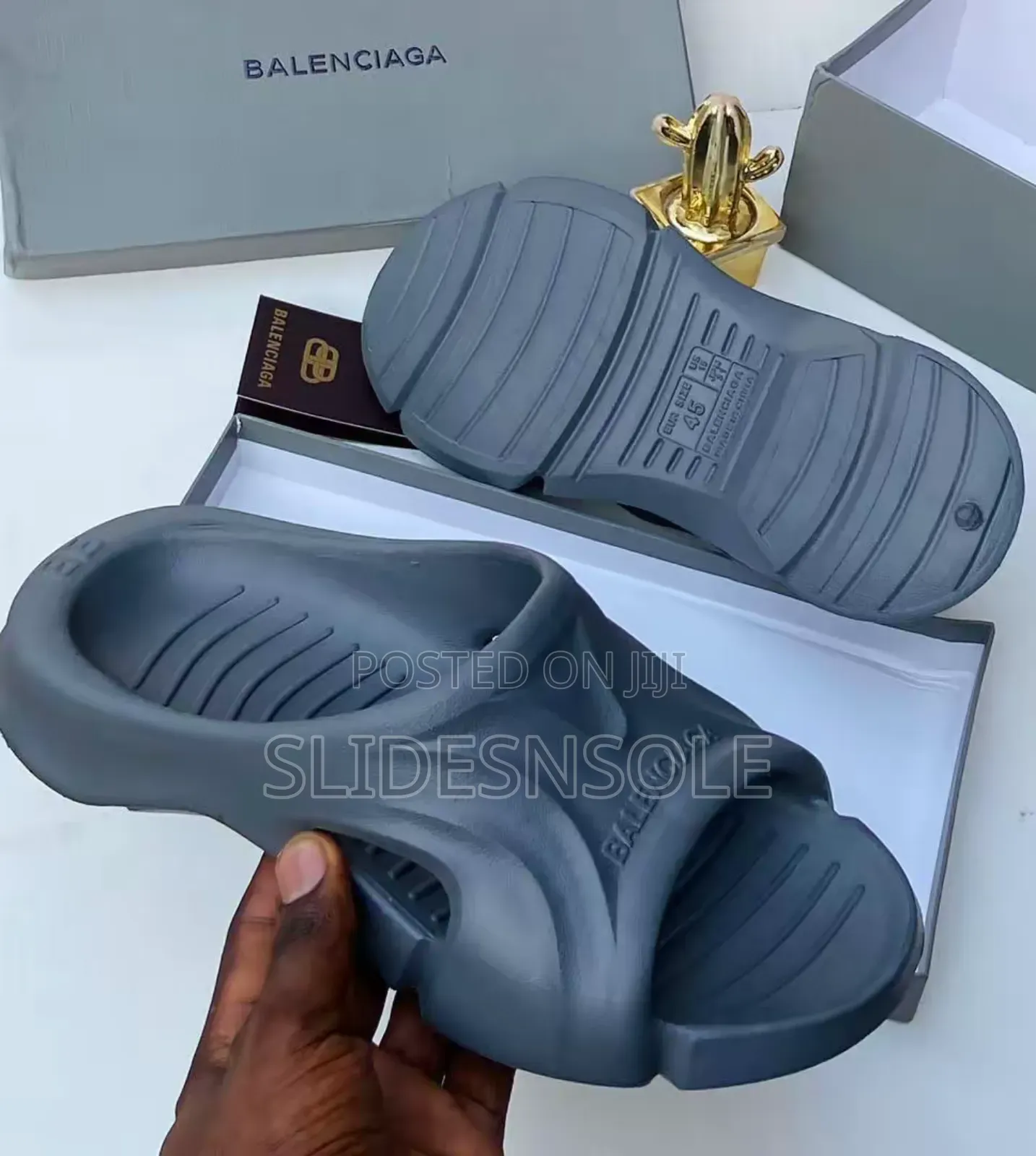 Balenciaga Mold Slide Sandals – Unisex Casual Slides