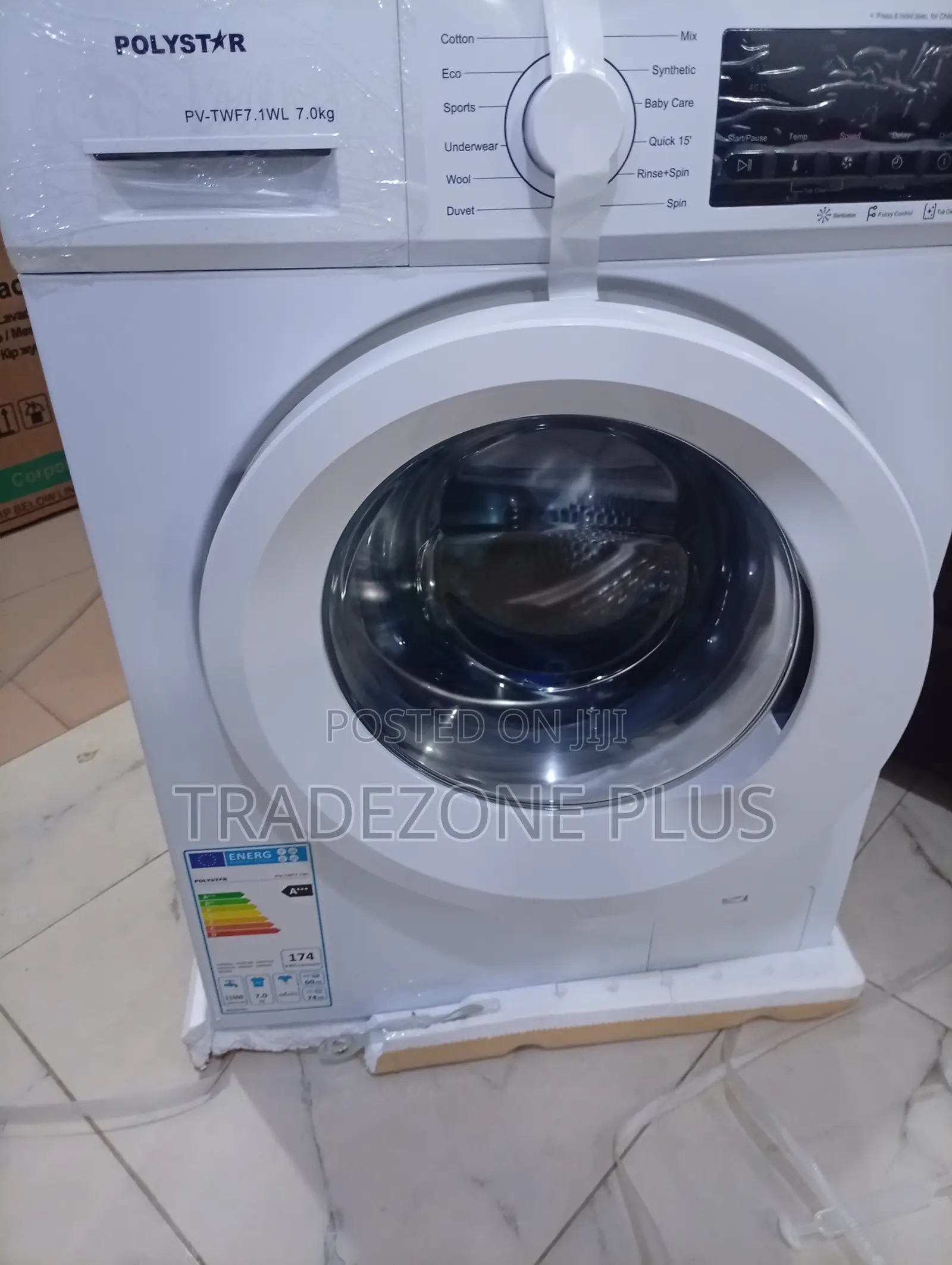 Polystar Front Load Automatic Washer for Homes Apartments