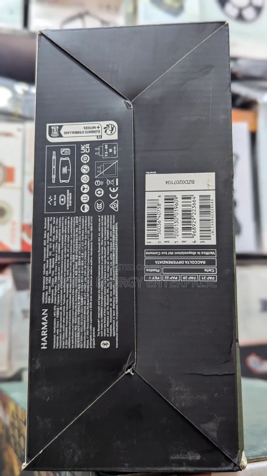 JBL Charge 6 Wireless Portable Speaker.