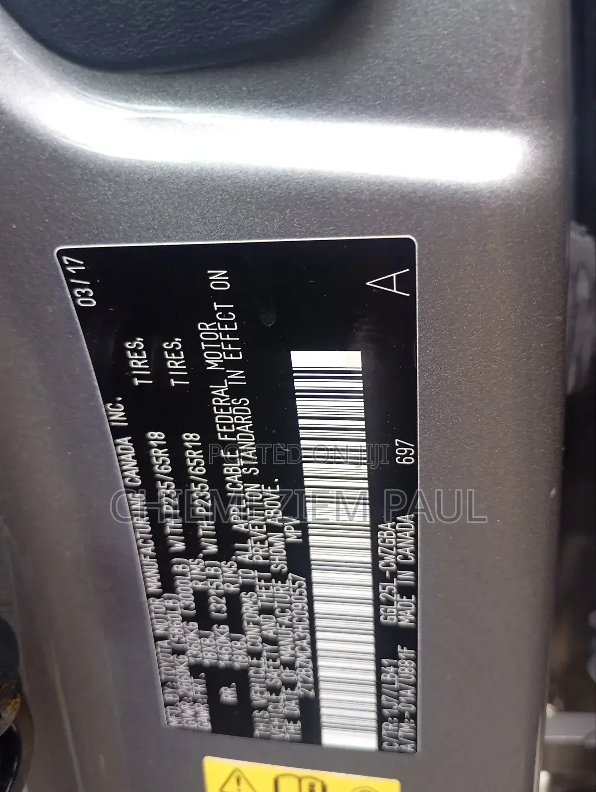 Lexus RX 350 FWD 2017 Gray