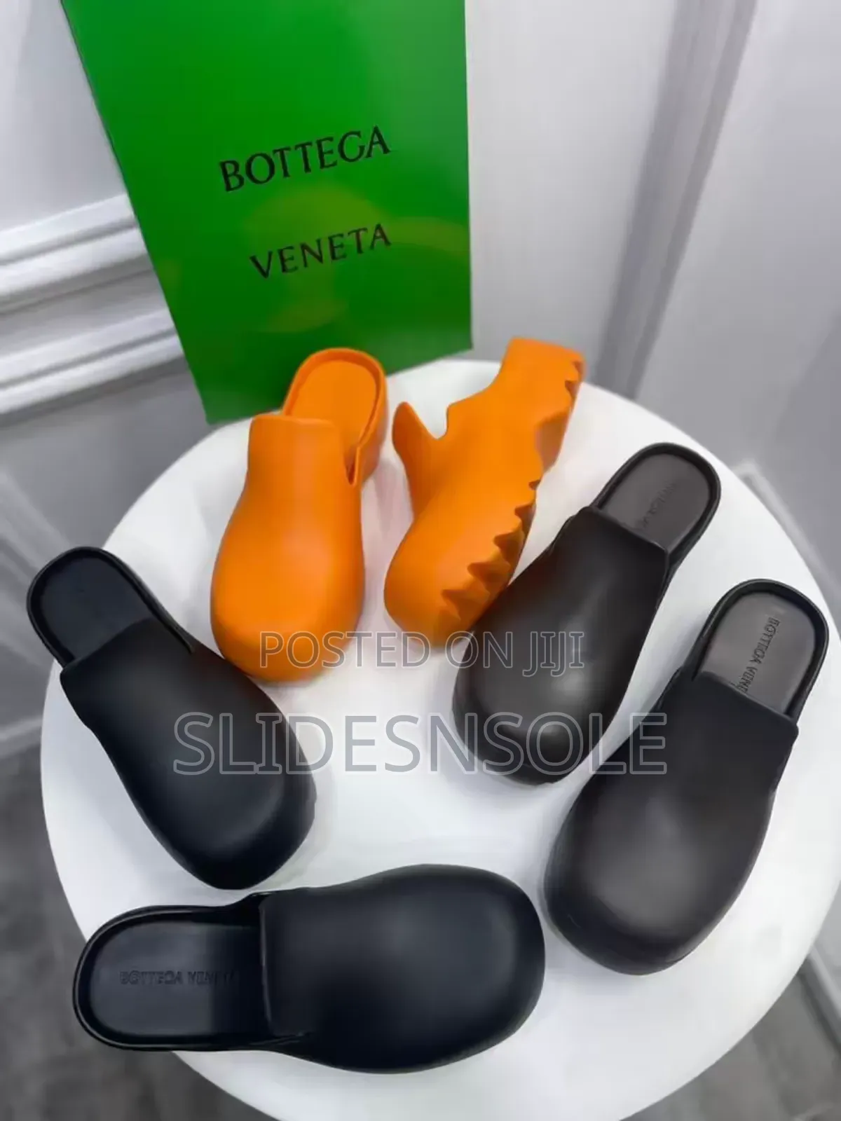 Bottega Veneta Black Rubber Flash Clogs – Luxury Comfort Footwear
