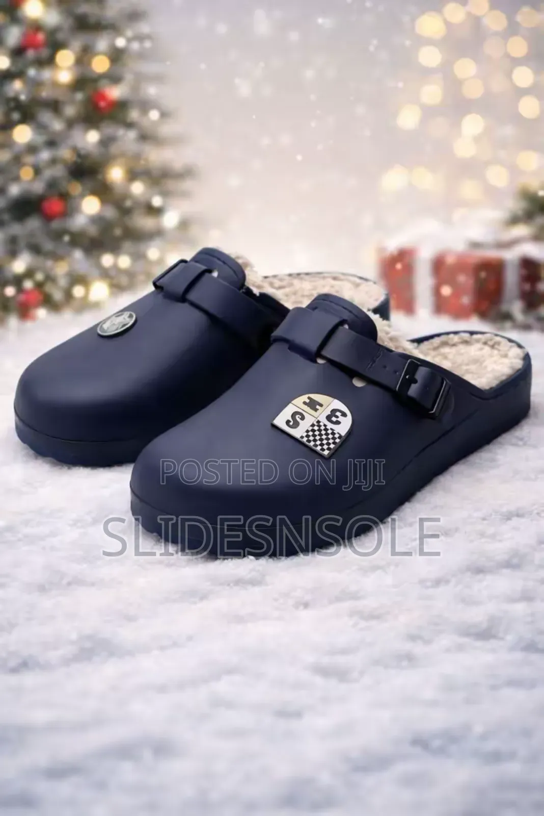 Cozy Fleece-Lined Winter Clog Slippers